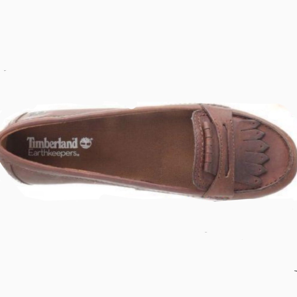 Timberland leather earthkeeper caska kiltie loafer